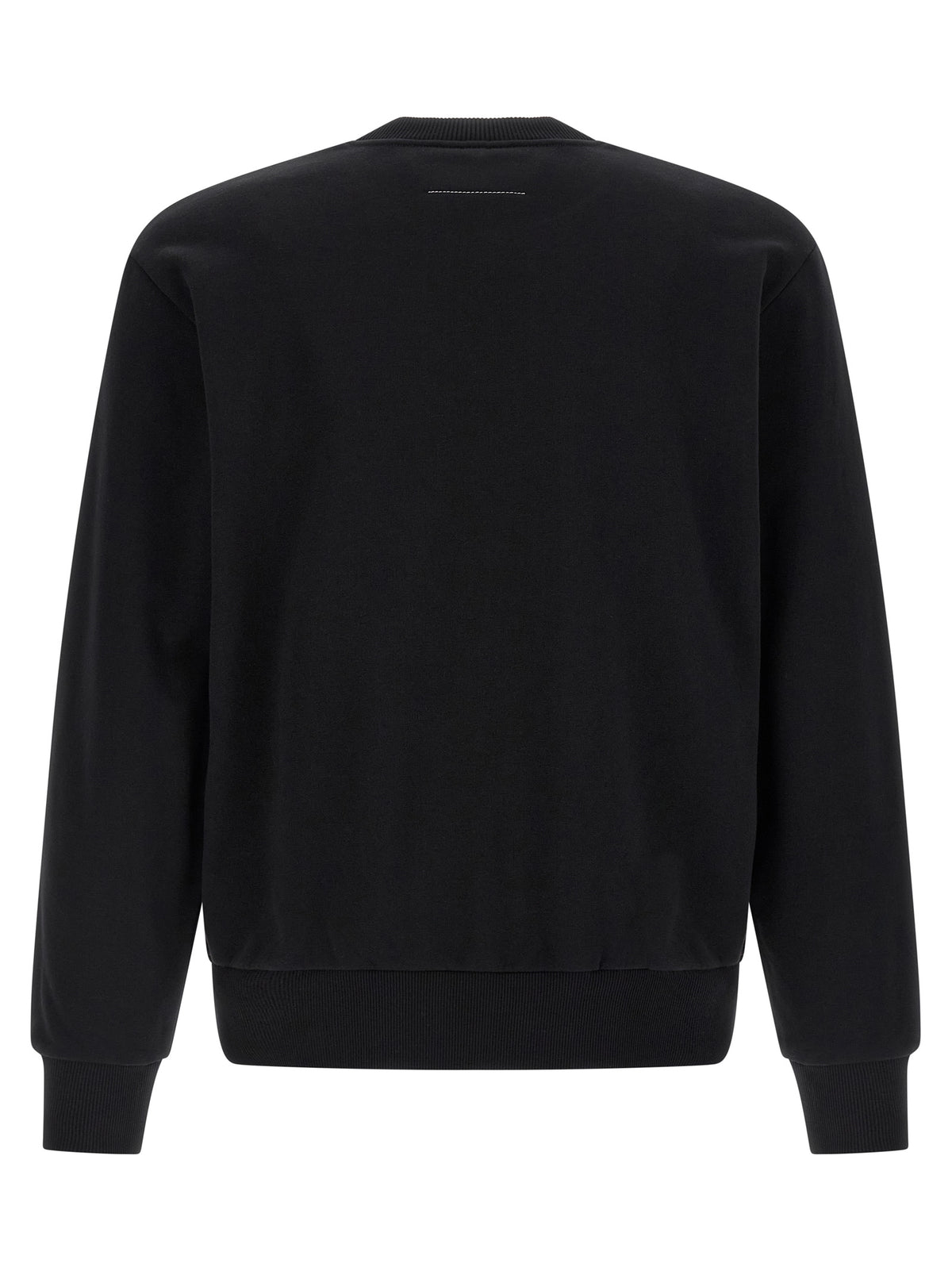 MM6 Maison Margiela Black Cotton Sweatshirt