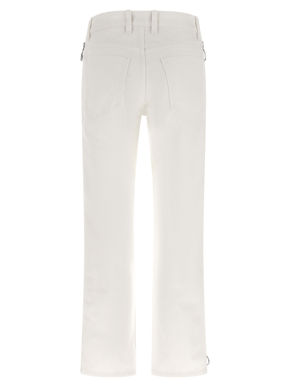 Paco Rabanne White Cotton Jeans Denim
