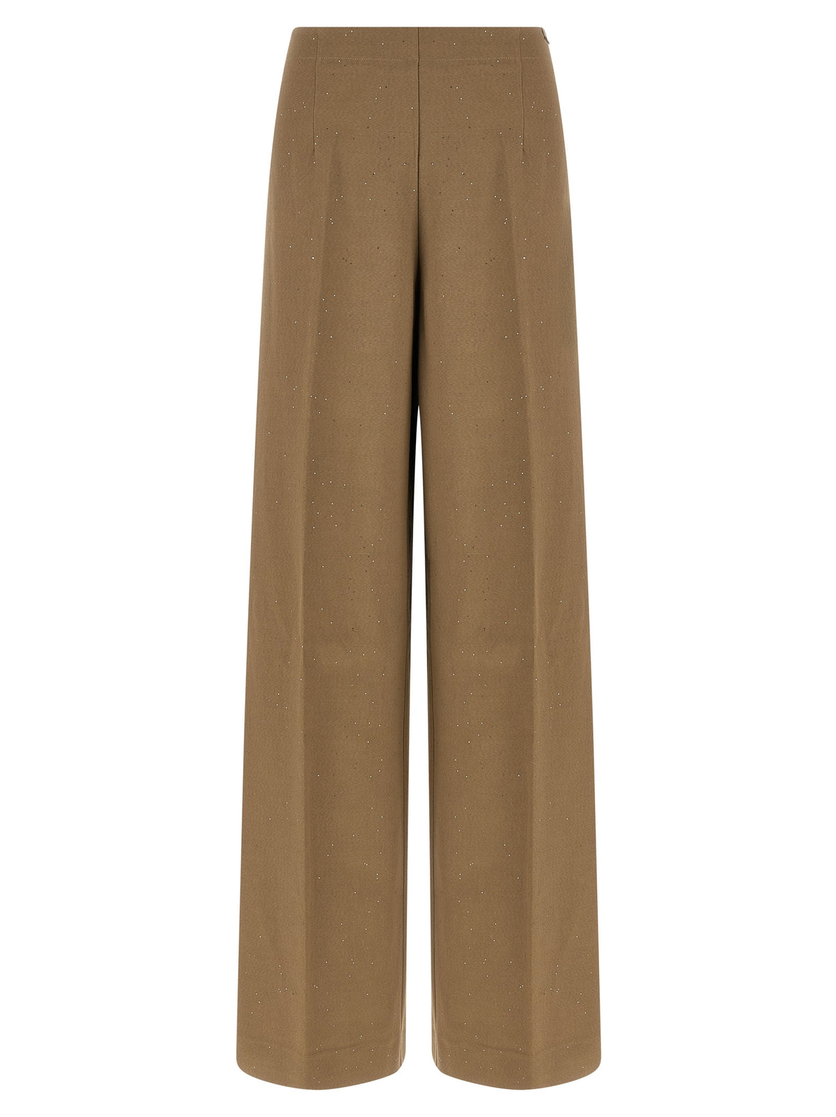 Herno Brown Viscose Casual Pants