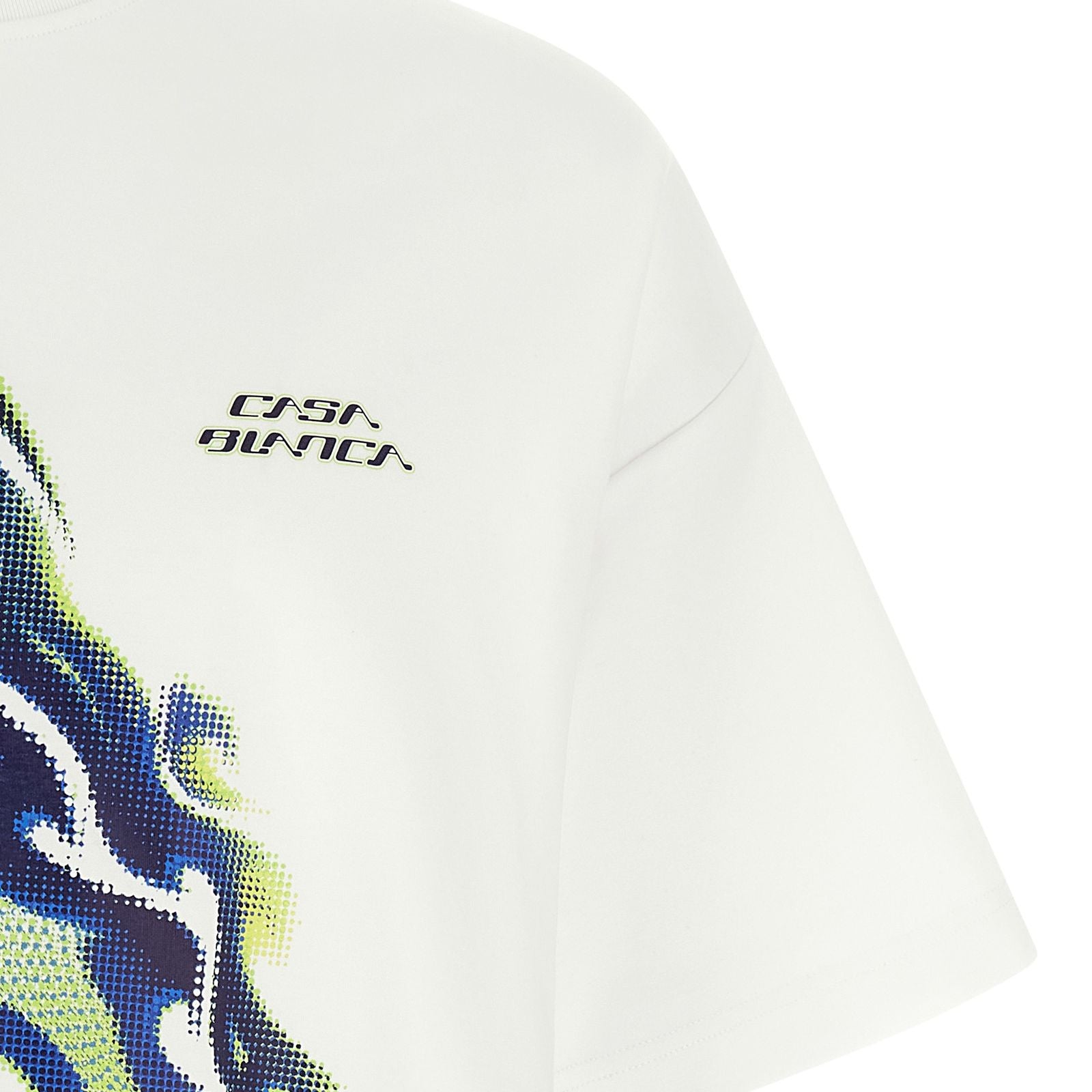 Casablanca White Cotton T-Shirt