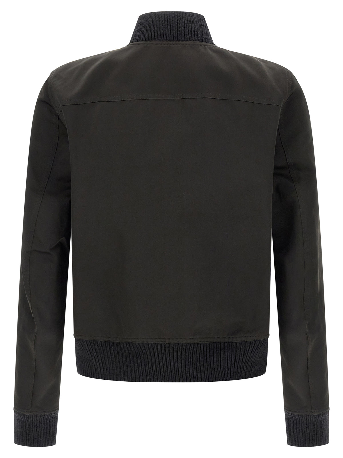 Rick Owens Black Polyester Bomber