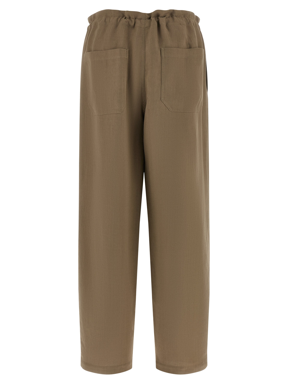 Brunello Cucinelli Beige Viscose Casual Pants