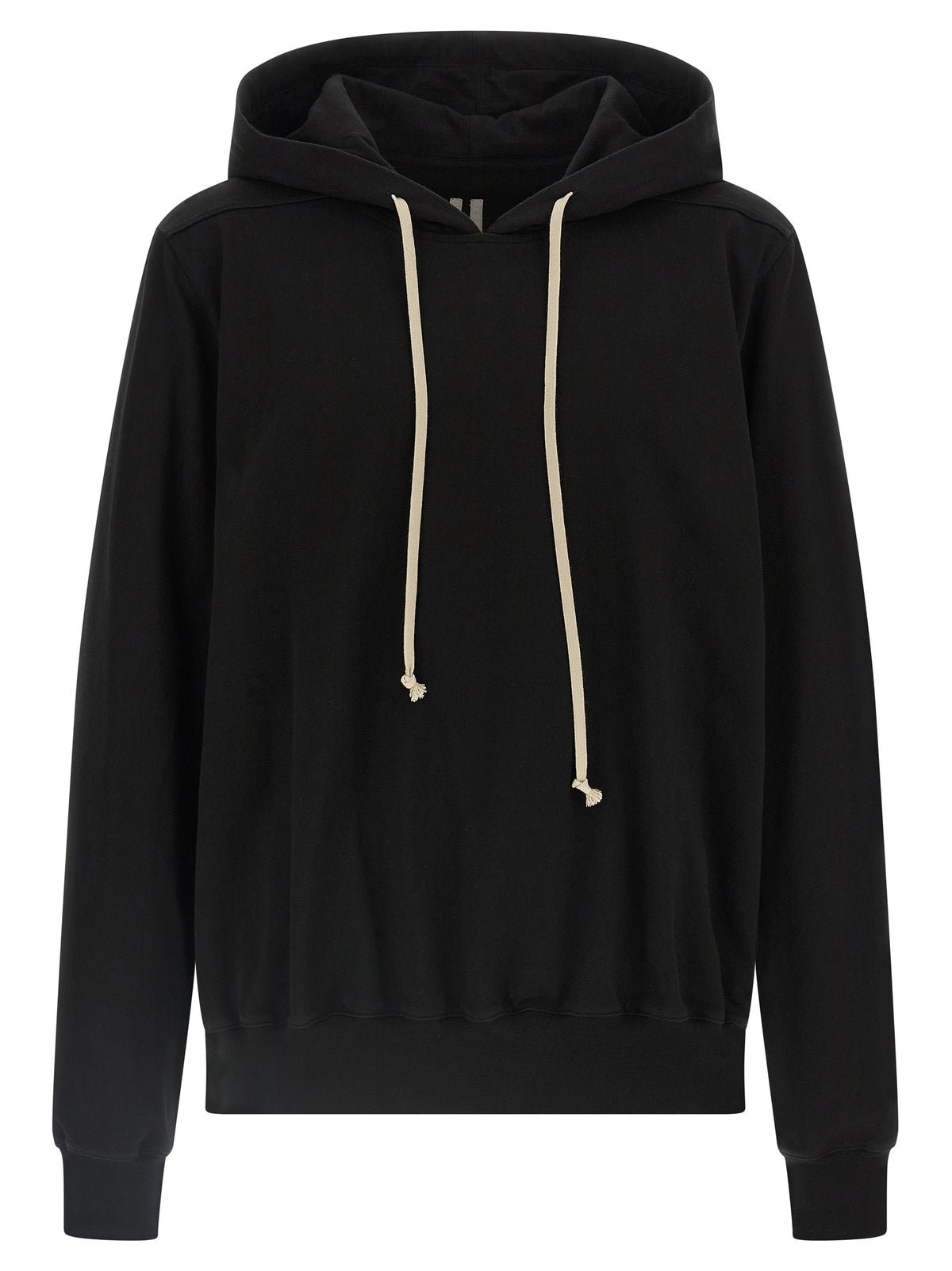 Rick Owens Black Cotton Sweatshirt