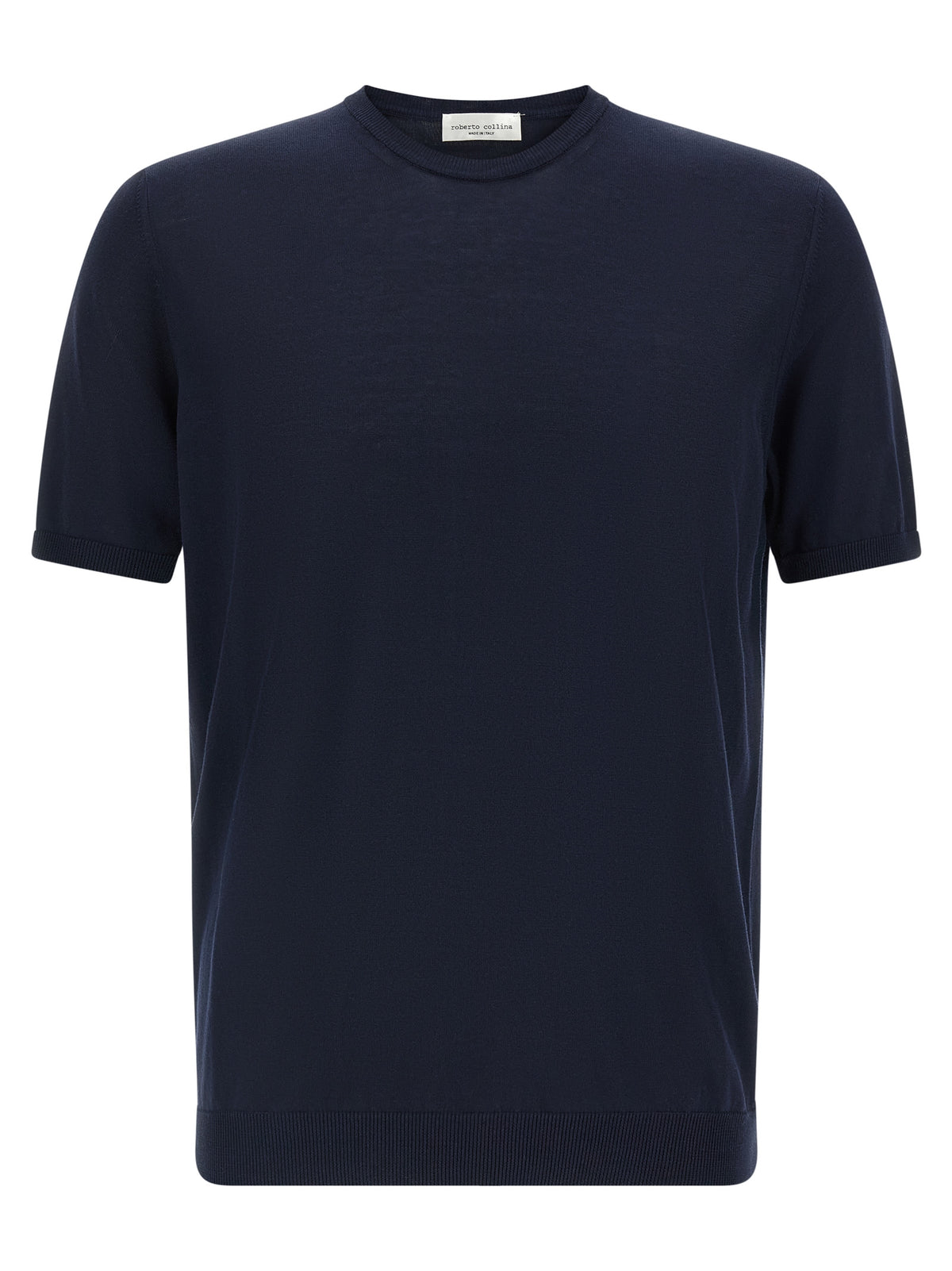 Roberto Collina Blue Cotton Cardigan
