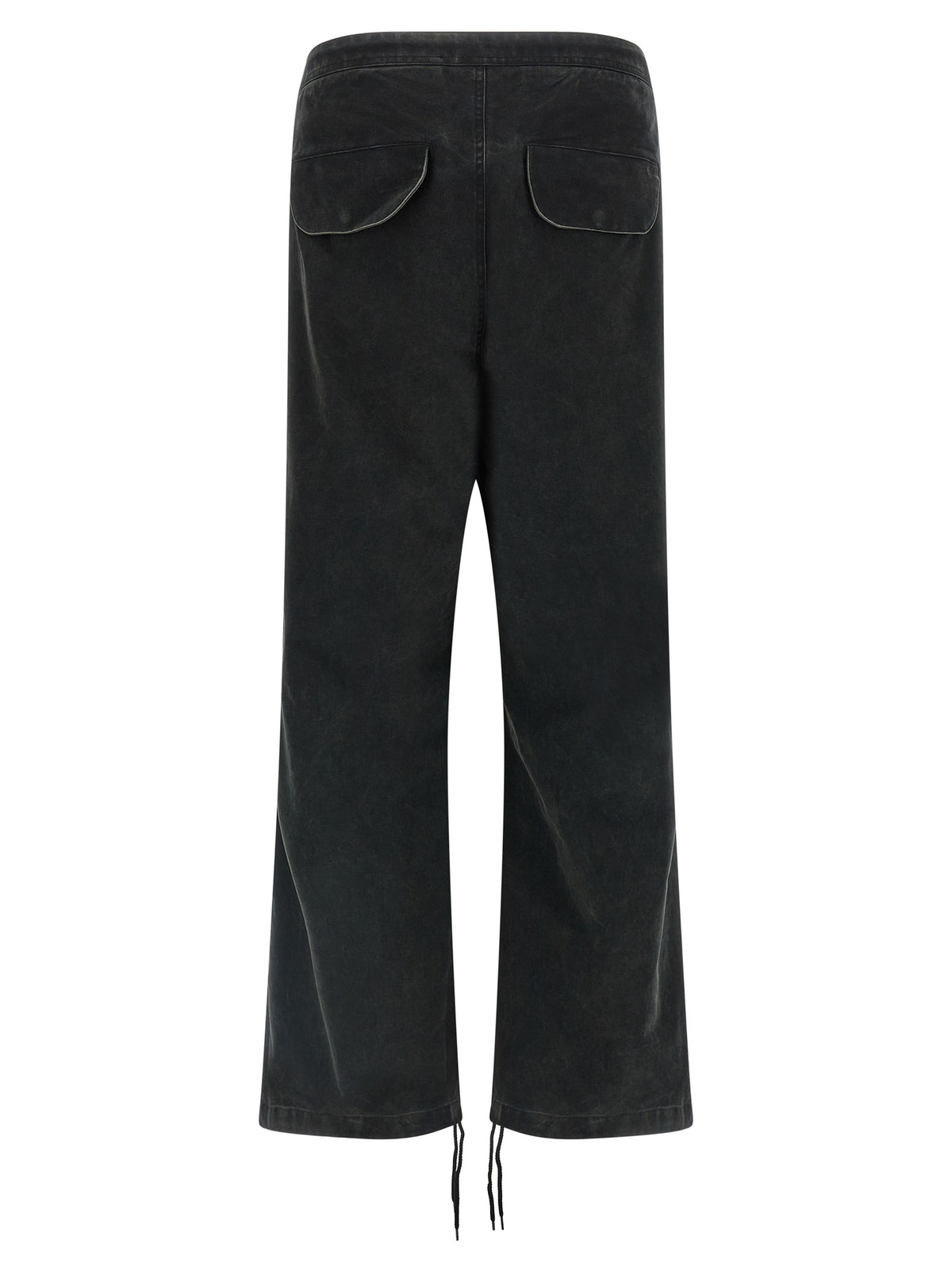 Entire Studios Black Cotton Cargo Pants