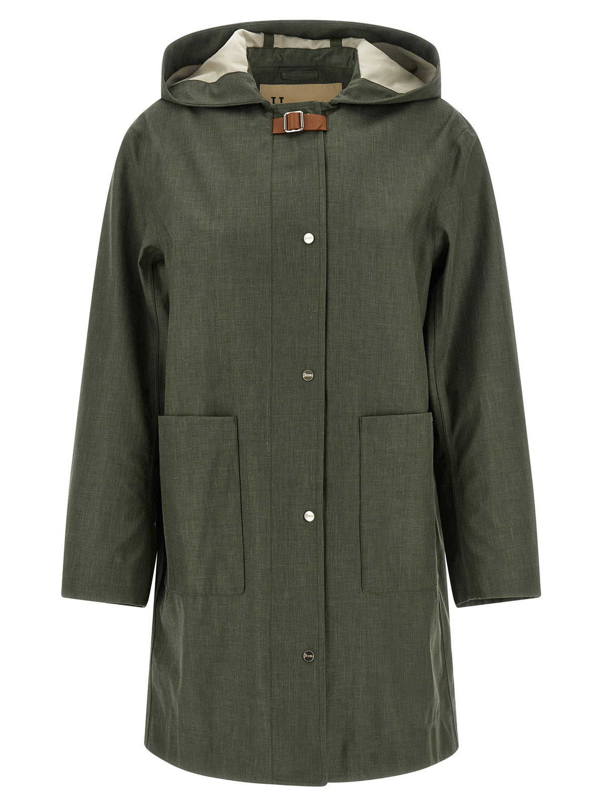 Herno Bicolor Linen Coat