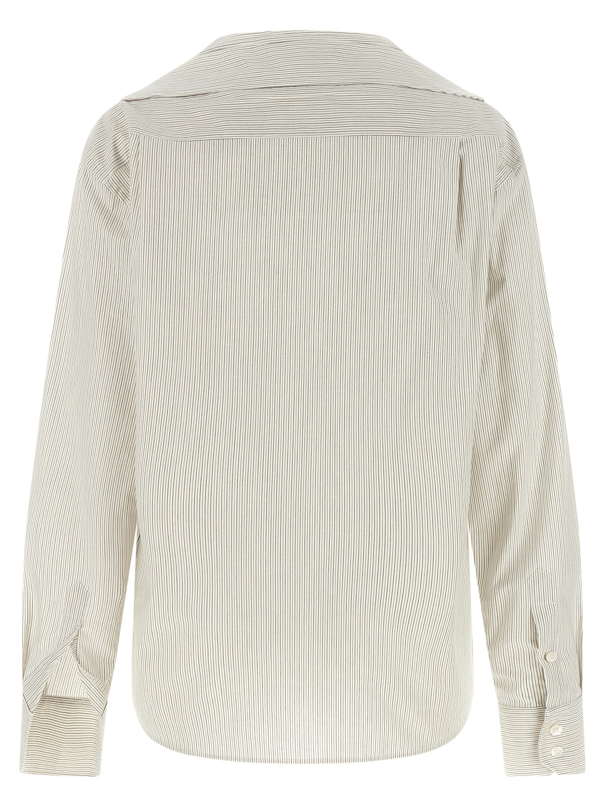 MM6 Maison Margiela Gray Cotton Blouse