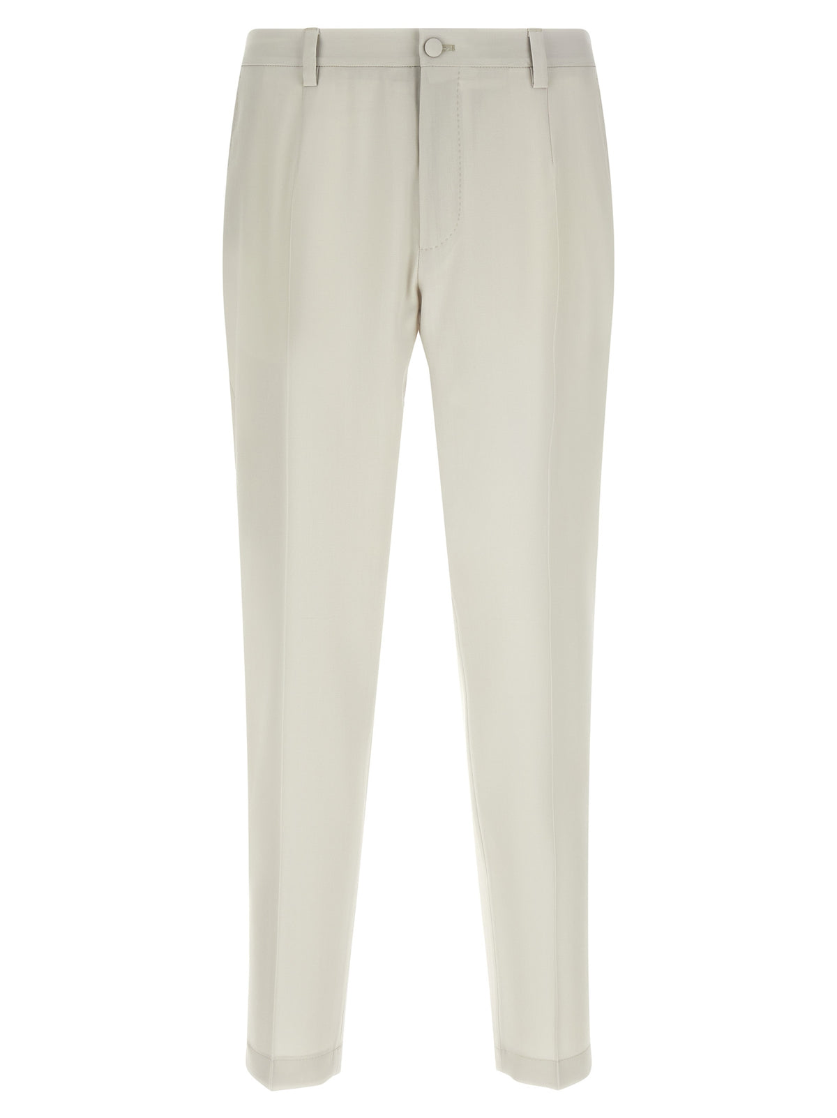 Dolce & Gabbana Beige Virgin Wool Dress Pants