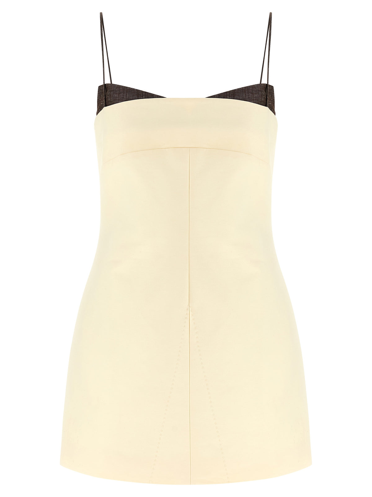 Entire Studios Beige Cotton Short Dress