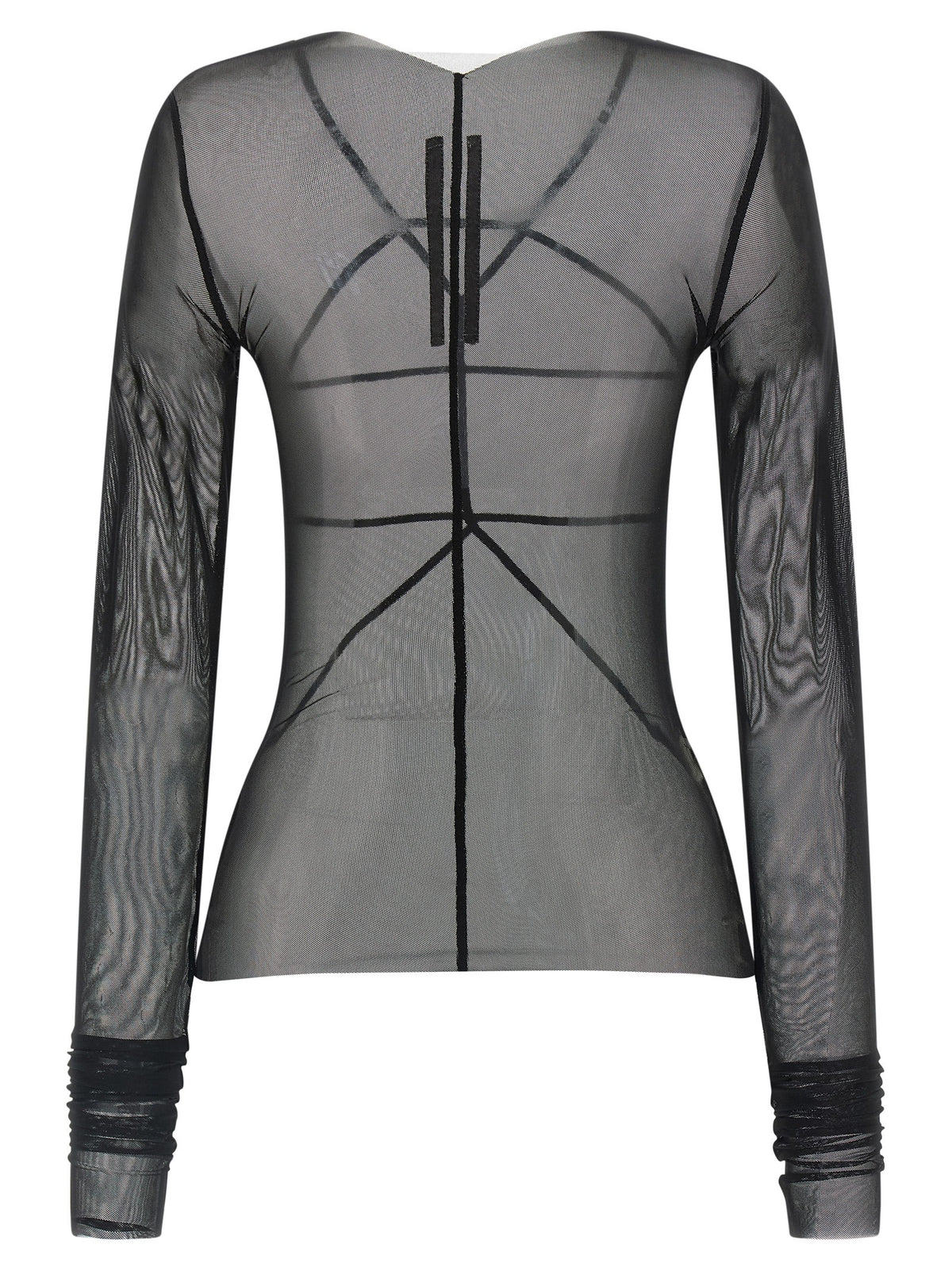 Rick Owens Black Nylon Cardigan