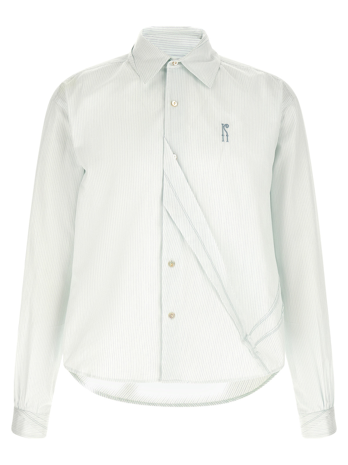 Kiko Kostadinov Bicolor Cotton Blouse
