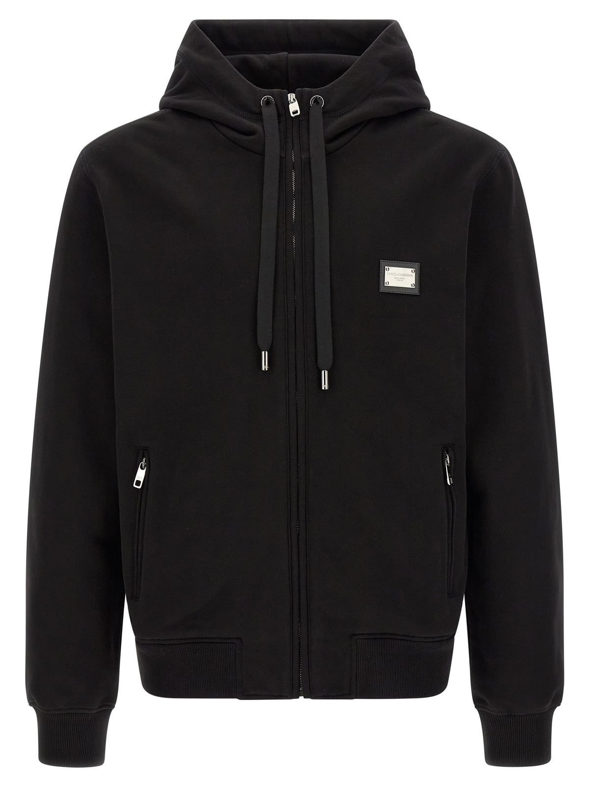 Dolce & Gabbana Black Cotton Sweatshirt