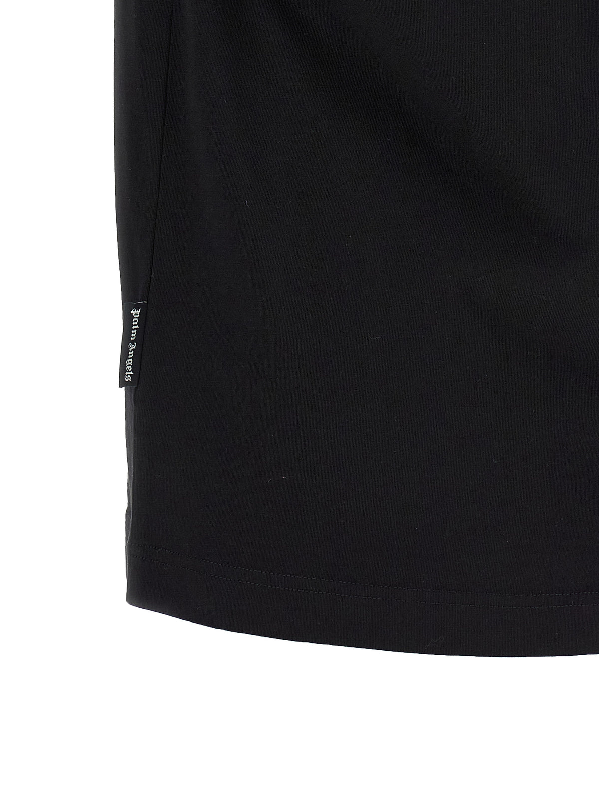 Palm Angels Black Cotton T-Shirt
