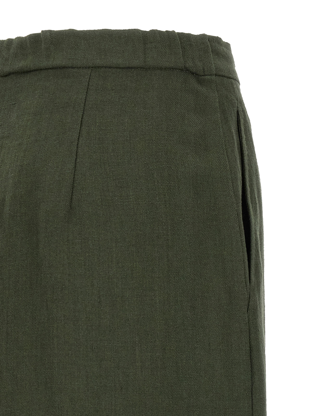 Max Mara Bicolor Linen Casual Pants