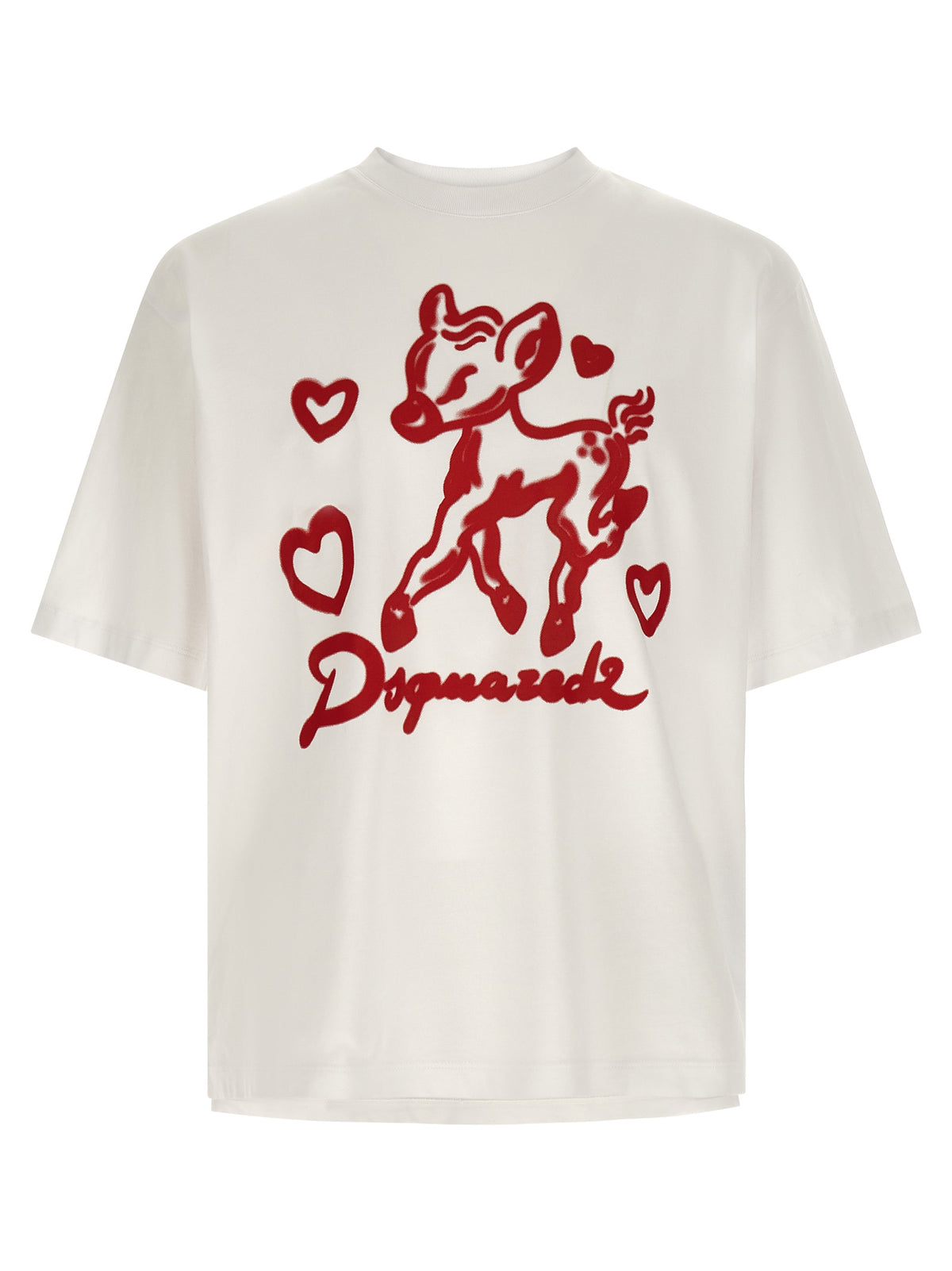Dsquared² Red Cotton T-Shirt