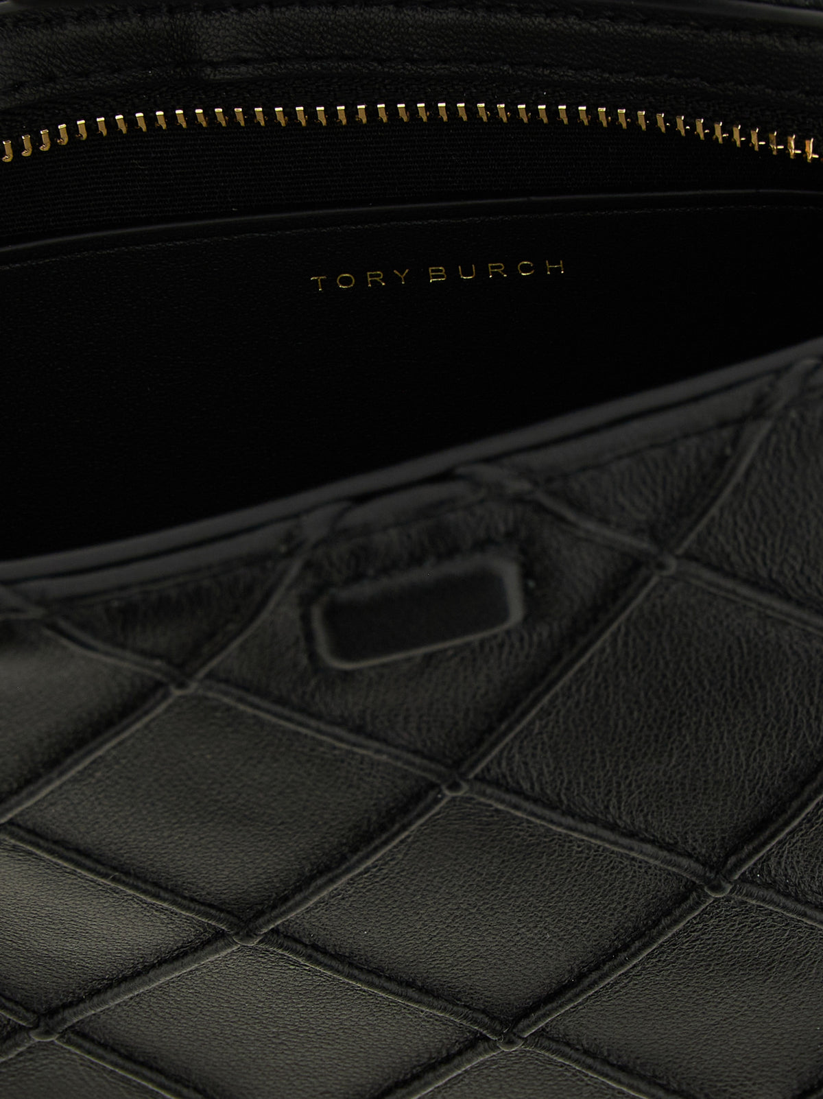 Tory Burch Black Lamb Leather Cardholder