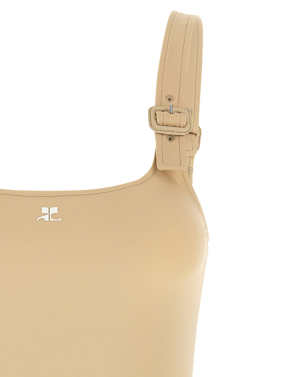 Courrèges Beige Polyamide Bodysuit