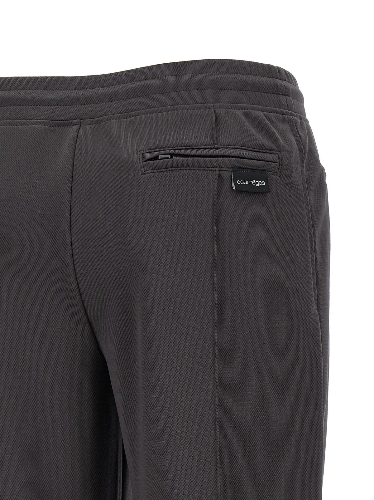 Courrèges Gray Polyester Joggers (Workout Pants)