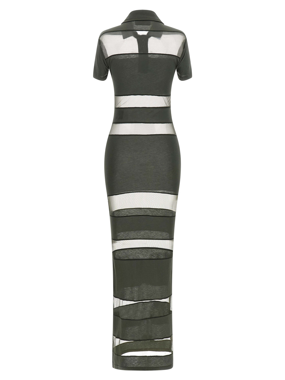 Coperni Bicolor Cotton Long Dress
