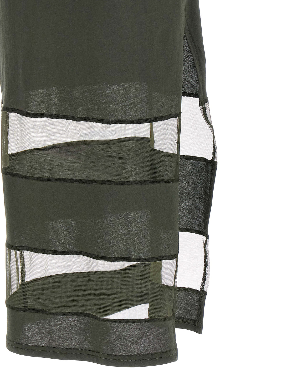 Coperni Bicolor Cotton Long Dress