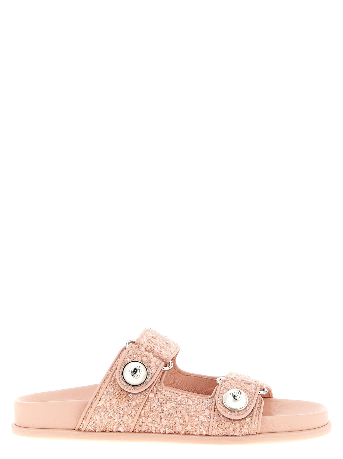 Jimmy Choo Multicolor Tencel Slides