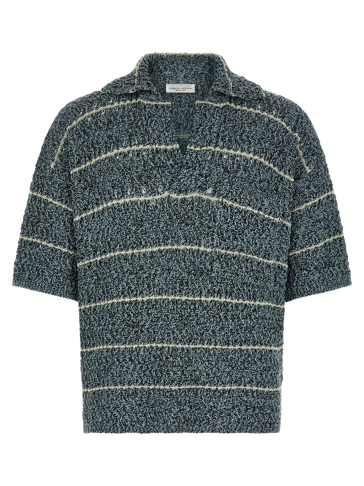 Roberto Collina Multicolor Cotton Polo Shirt