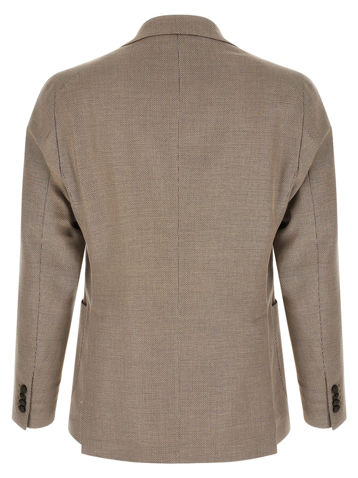 Tagliatore Brown Cotton Blazer