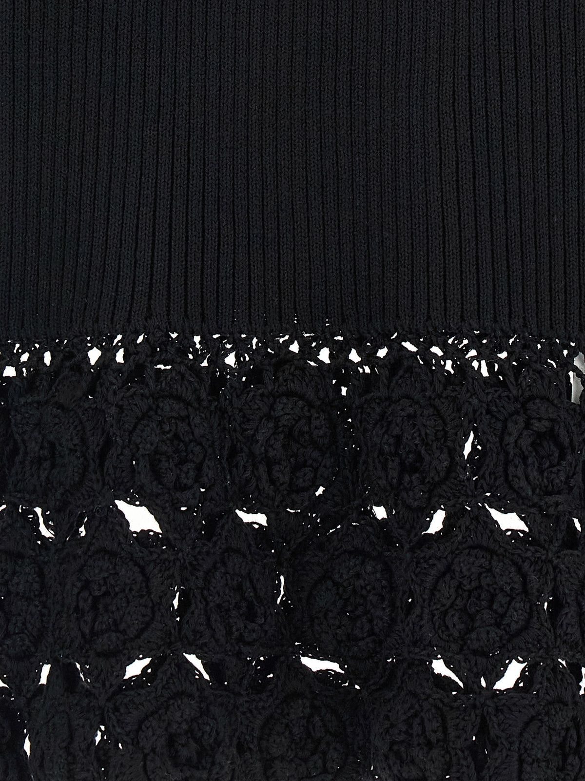 Ganni Black Organic Cotton Sleeveless Jacket