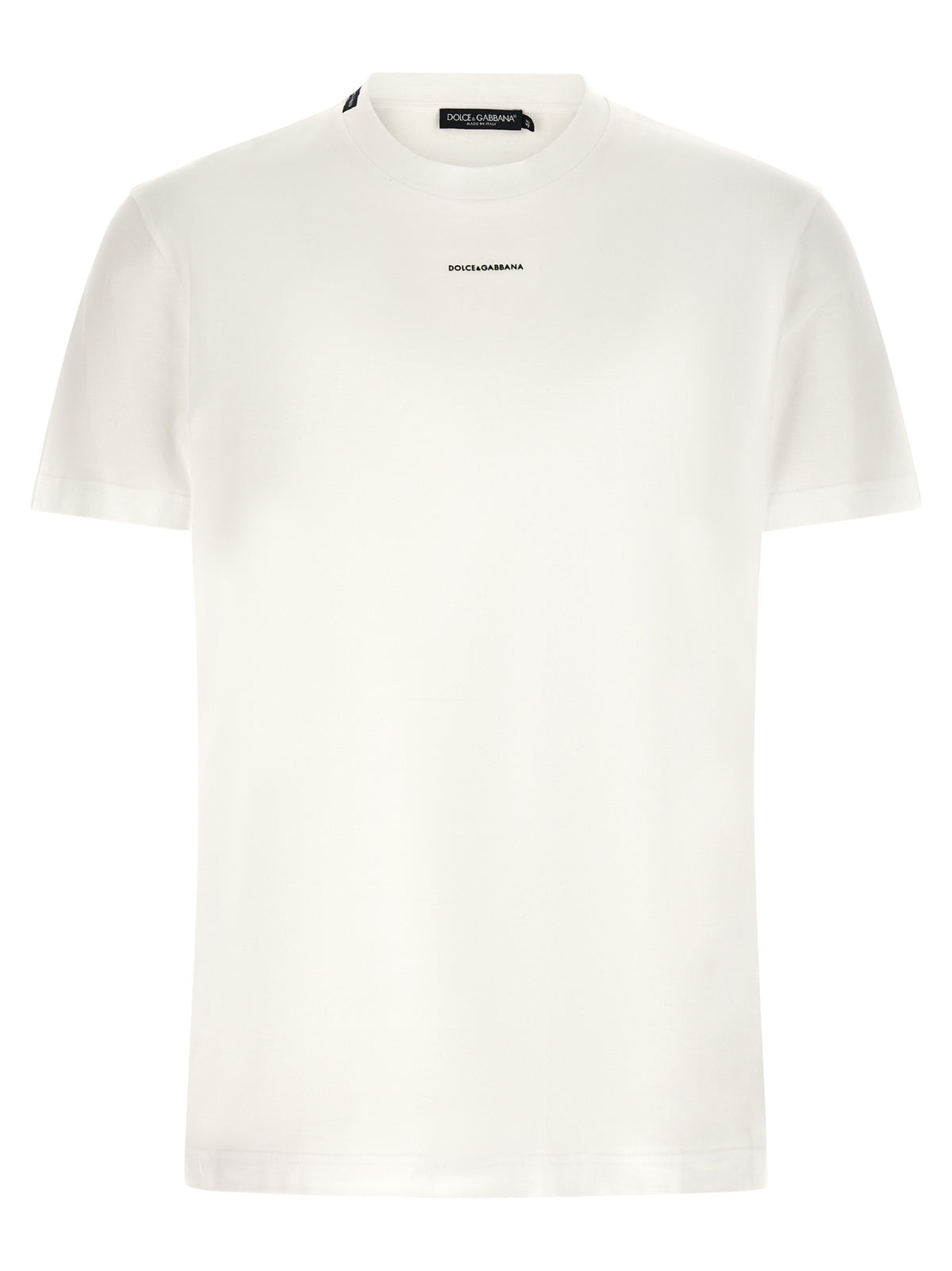 Dolce & Gabbana White Cotton T-Shirt