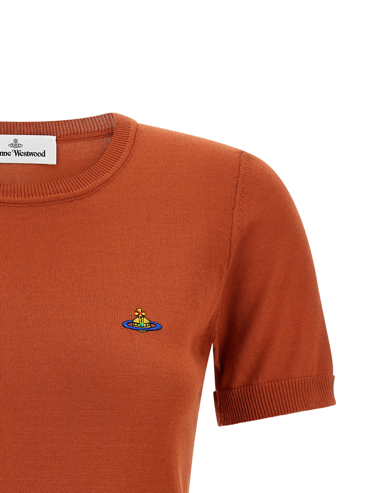 Vivienne Westwood Orange Cotton T-Shirt