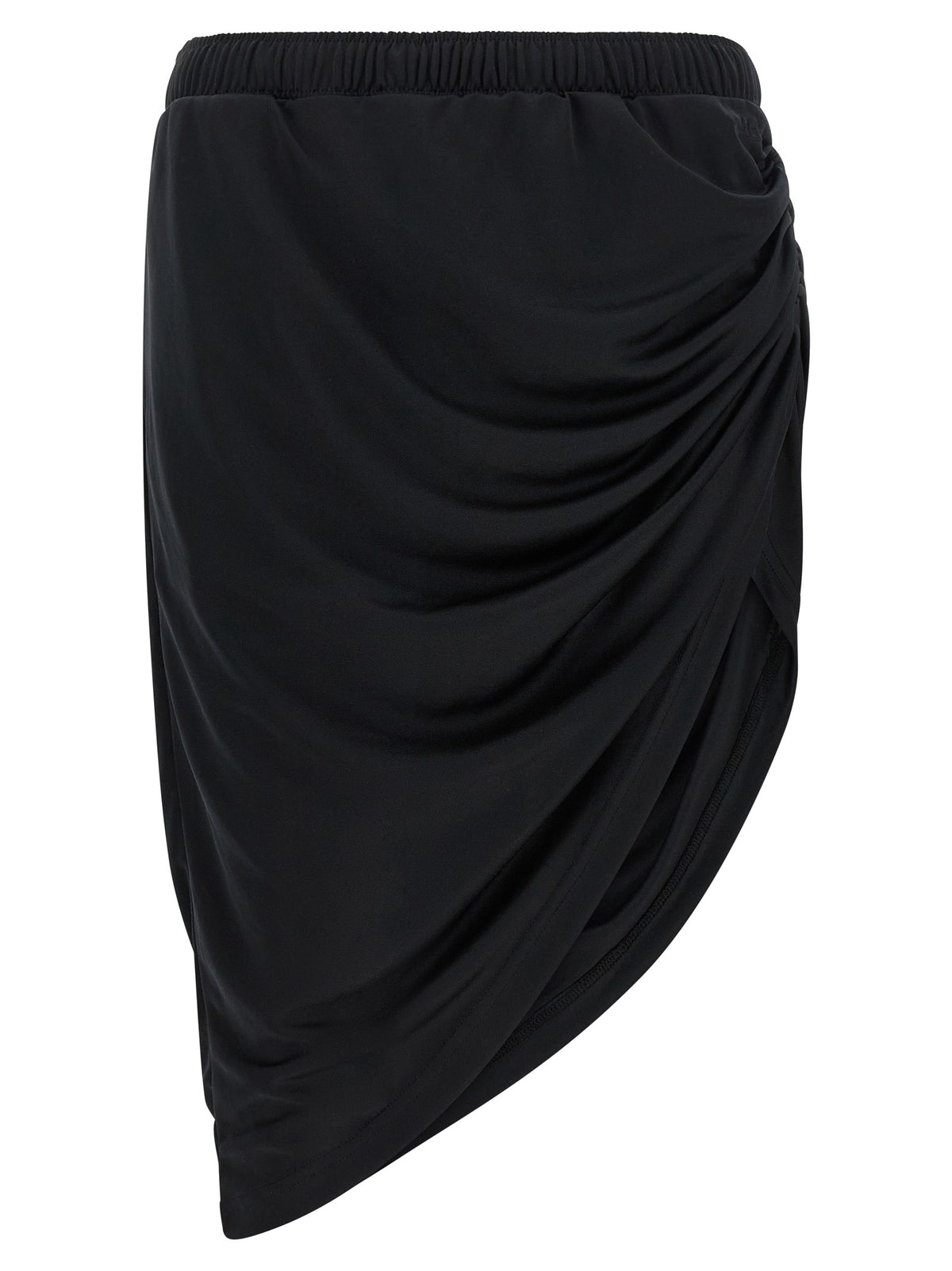 Courrèges Black Polyester Long Skirt
