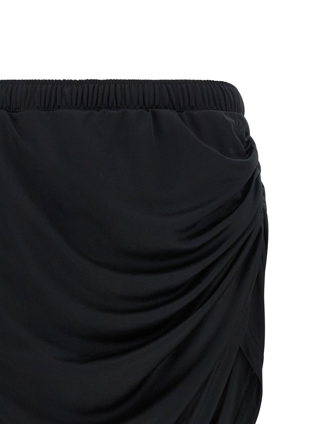 Courrèges Black Polyester Long Skirt