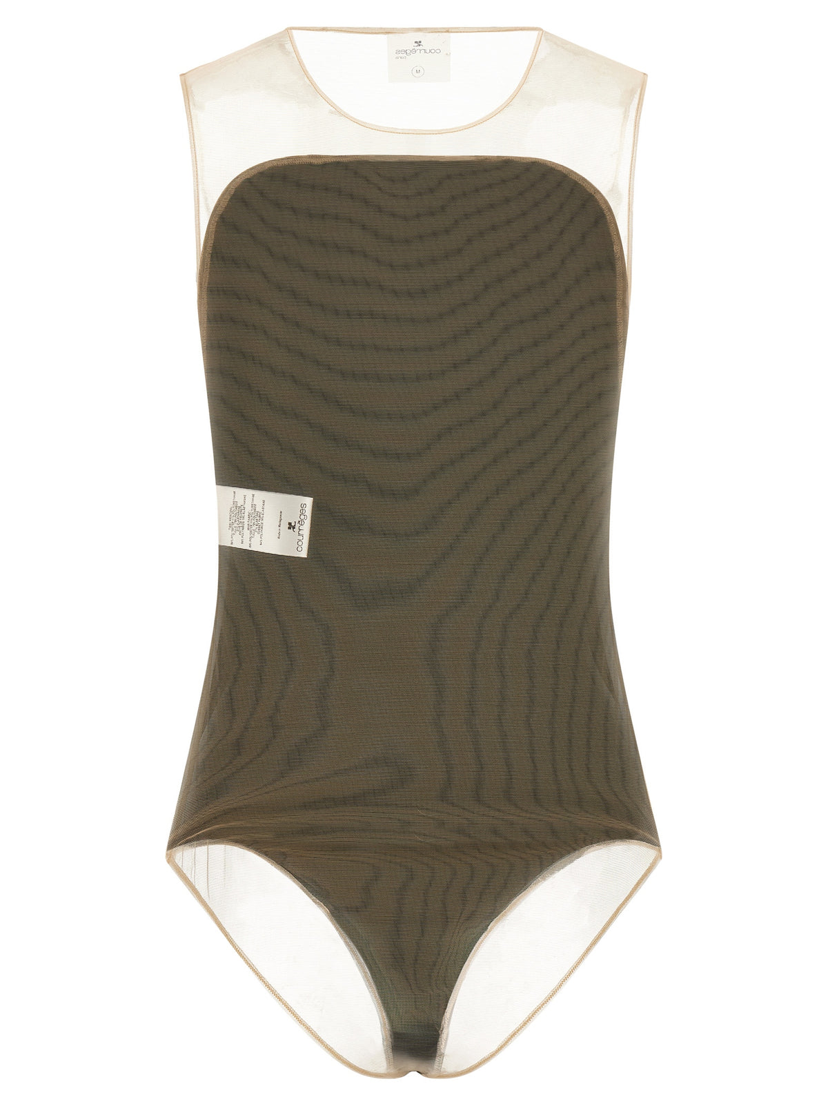 Courrèges Black Polyester Bodysuit