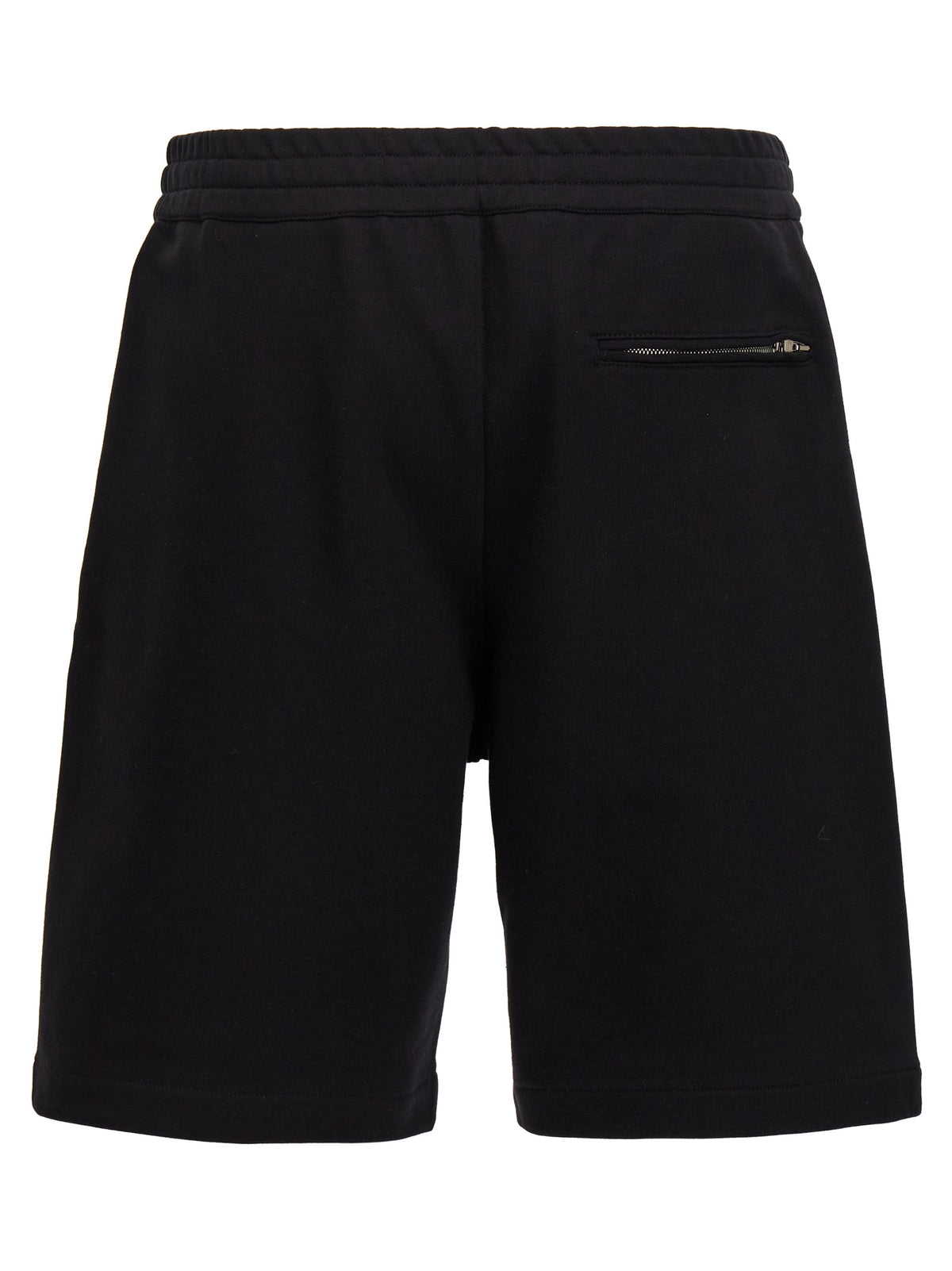 Alexander McQueen Black Cotton Bermuda Shorts