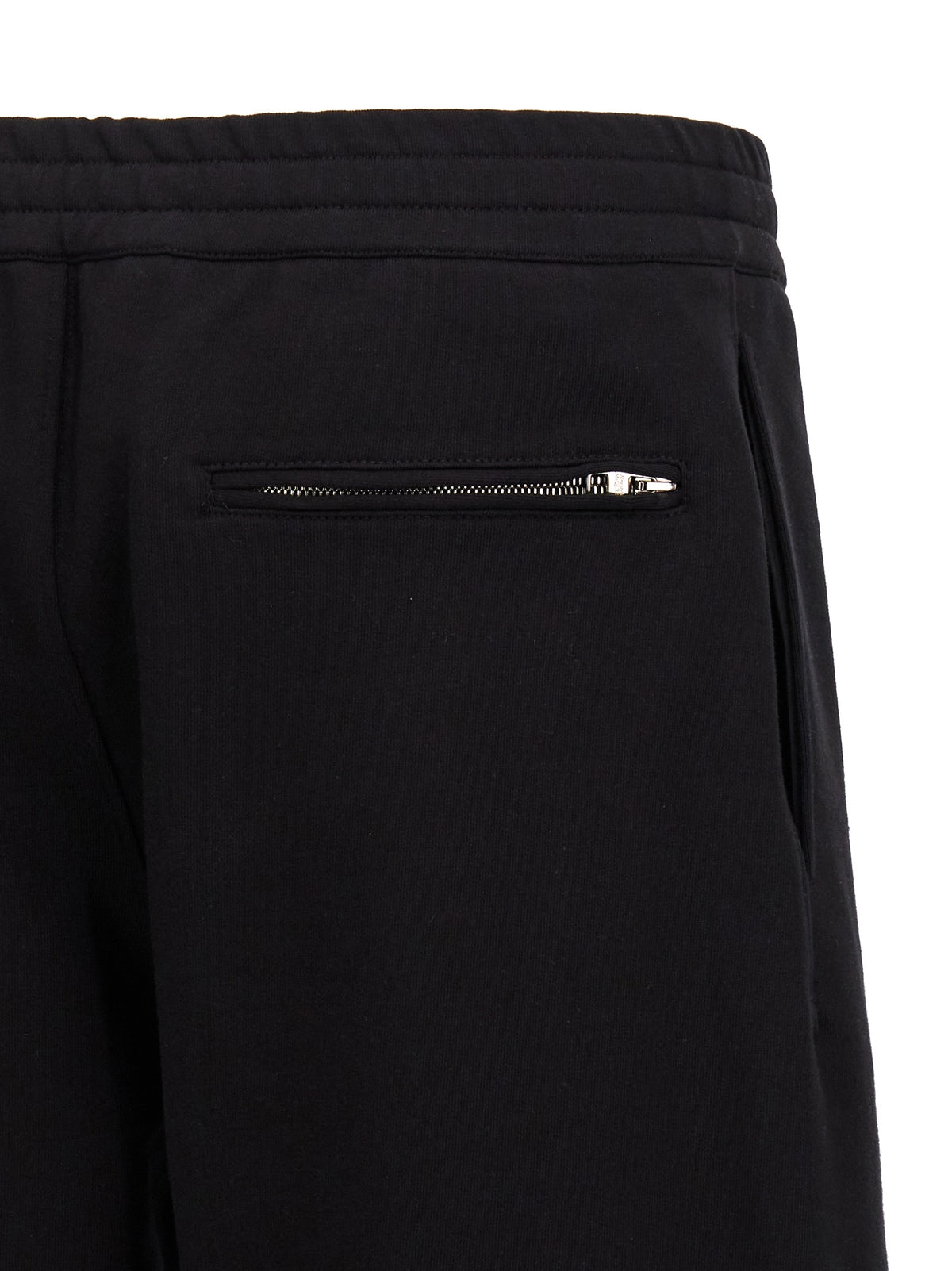 Alexander McQueen Black Cotton Bermuda Shorts