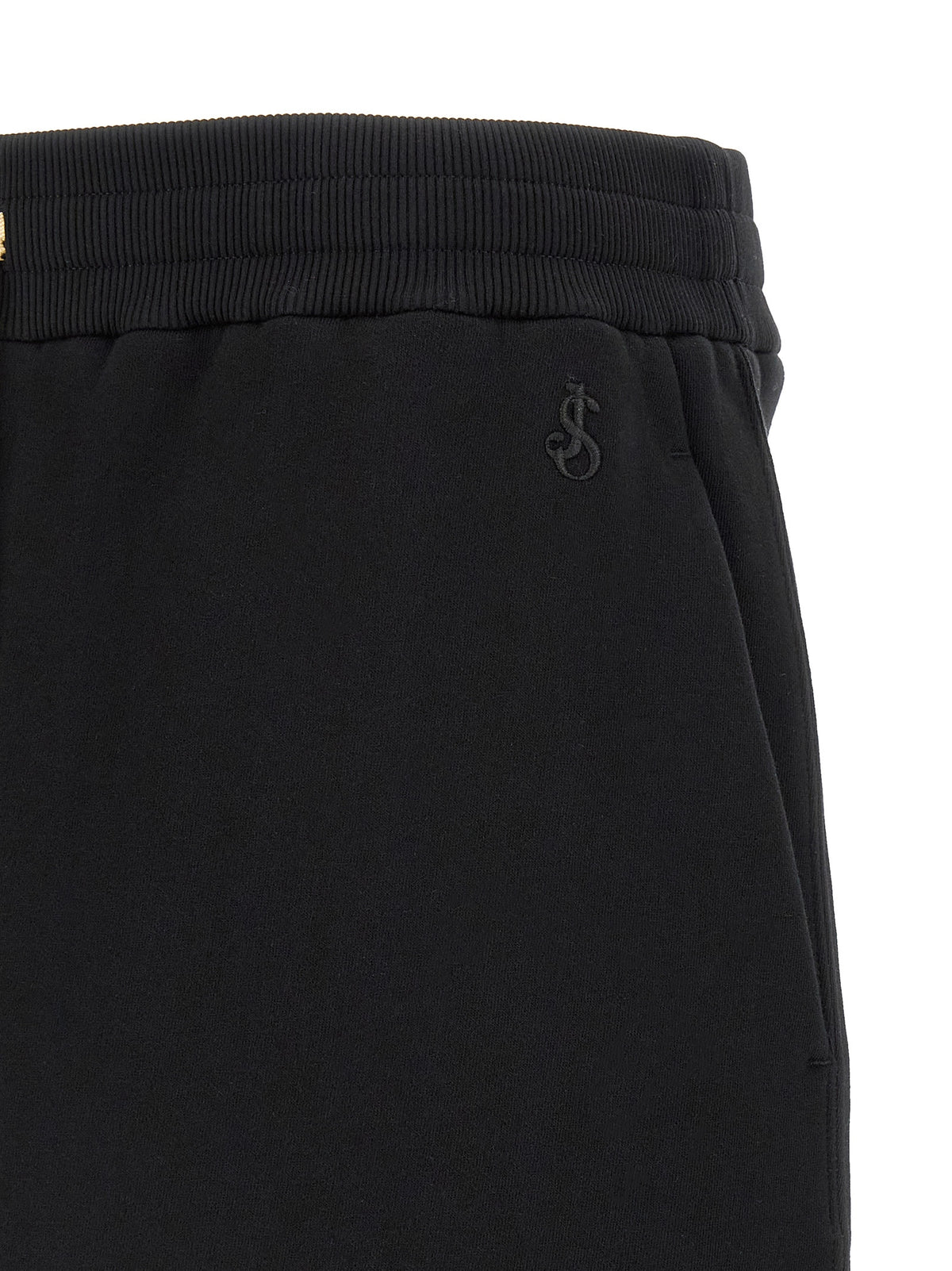 Jil Sander Black Cotton Bermuda Shorts