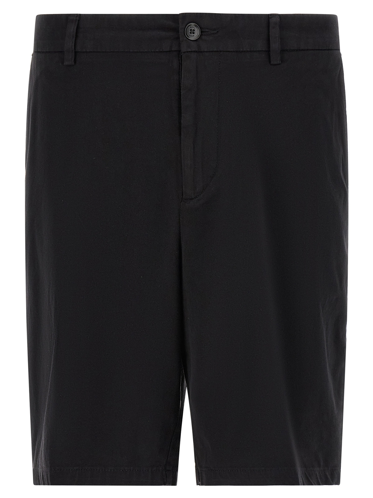 Hugo Boss Black Cotton Bermuda Shorts