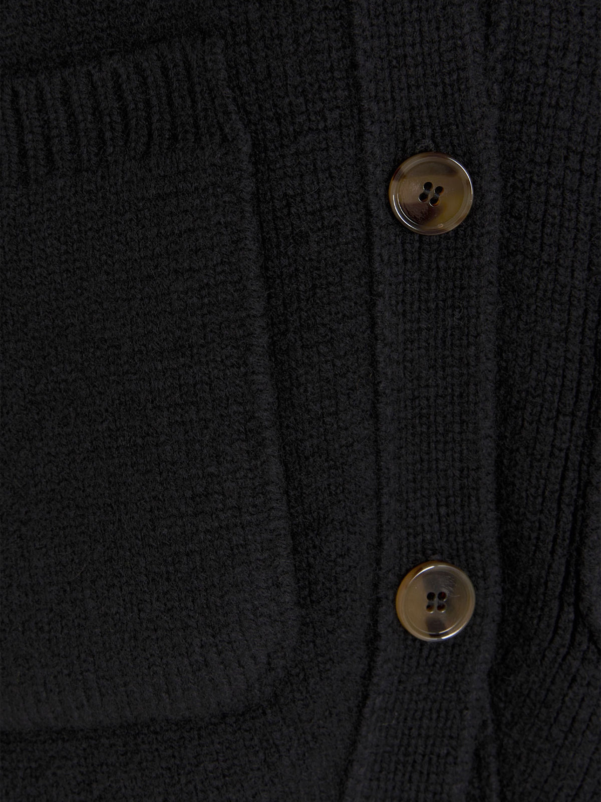 Khaite Black Cashmere Cardigan
