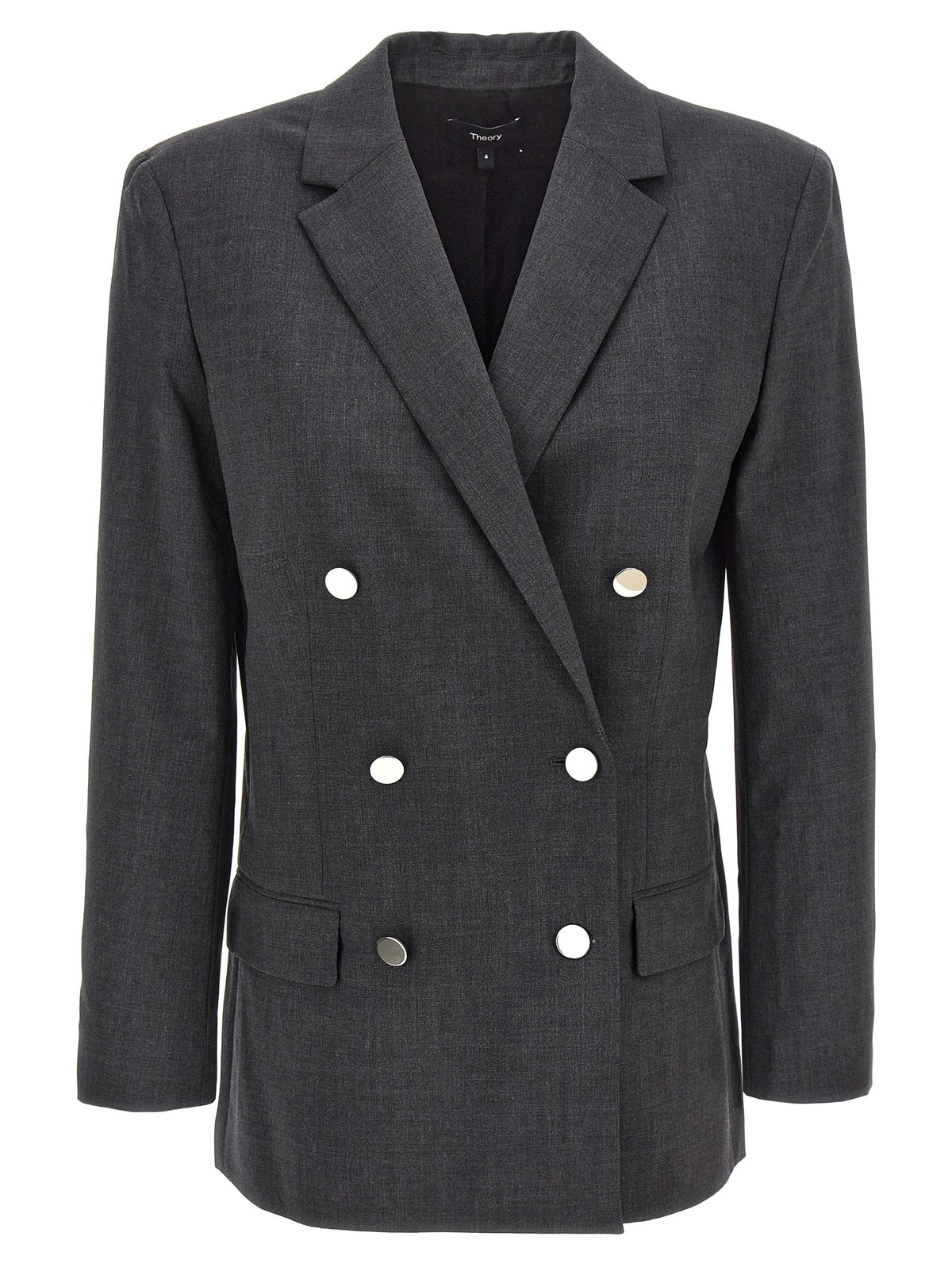 Theory Gray Wool Blazer