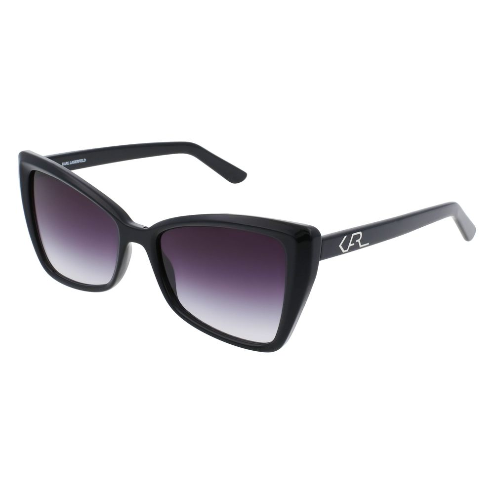 Karl Lagerfeld Black Injected Sunglasses