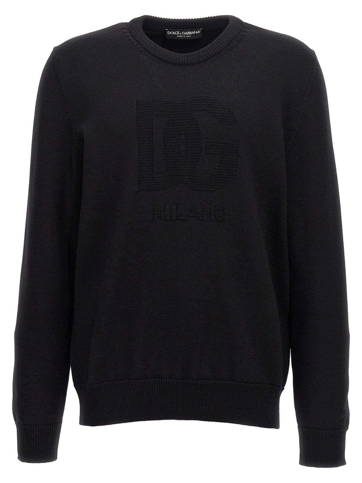 Dolce & Gabbana Black Virgin Wool Cardigan