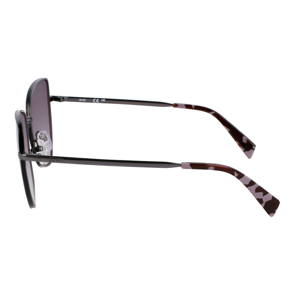 Liu Jo Gray Metal Sunglasses