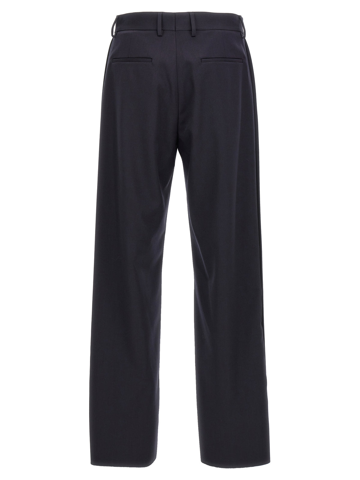 Fendi Blue Polyester Casual Pants