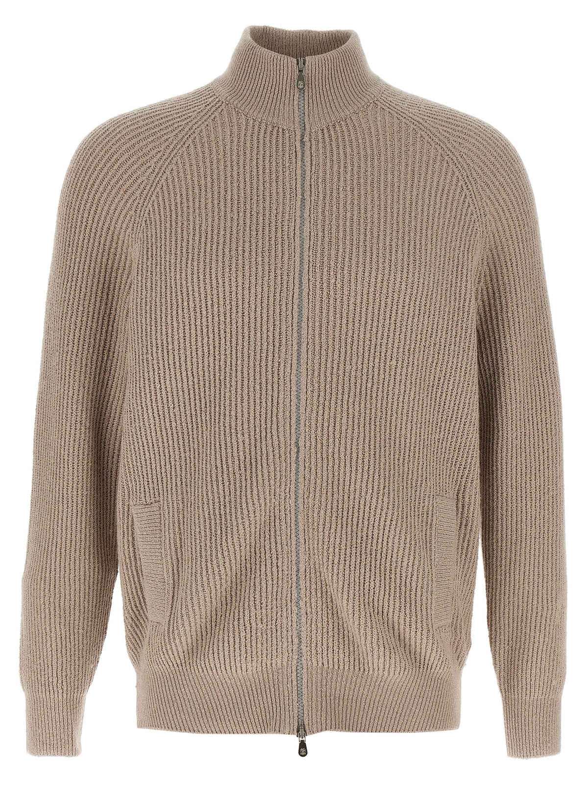 Brunello Cucinelli Beige Cotton Cardigan