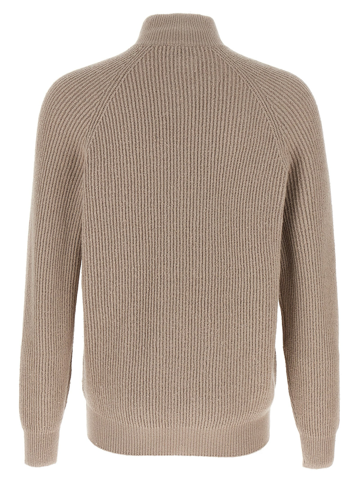 Brunello Cucinelli Beige Cotton Cardigan
