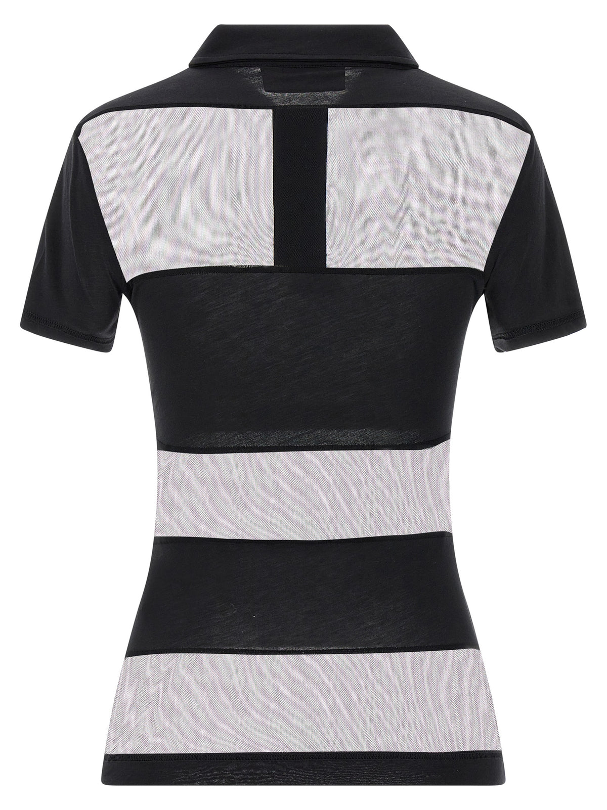 Coperni Black Cotton Polo Shirt