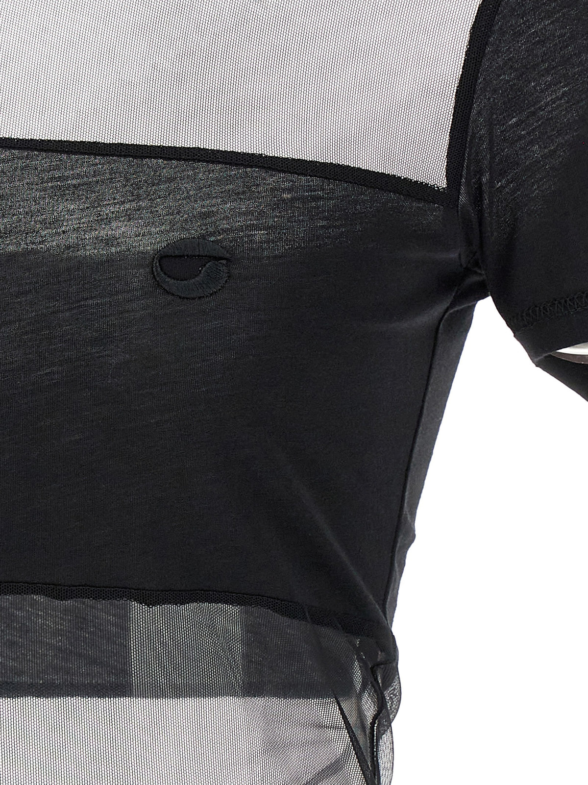 Coperni Black Cotton Polo Shirt