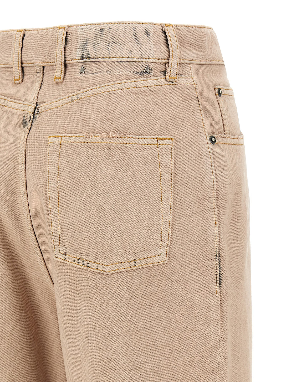 Golden Goose Multicolor Cotton Straight-Leg Jeans