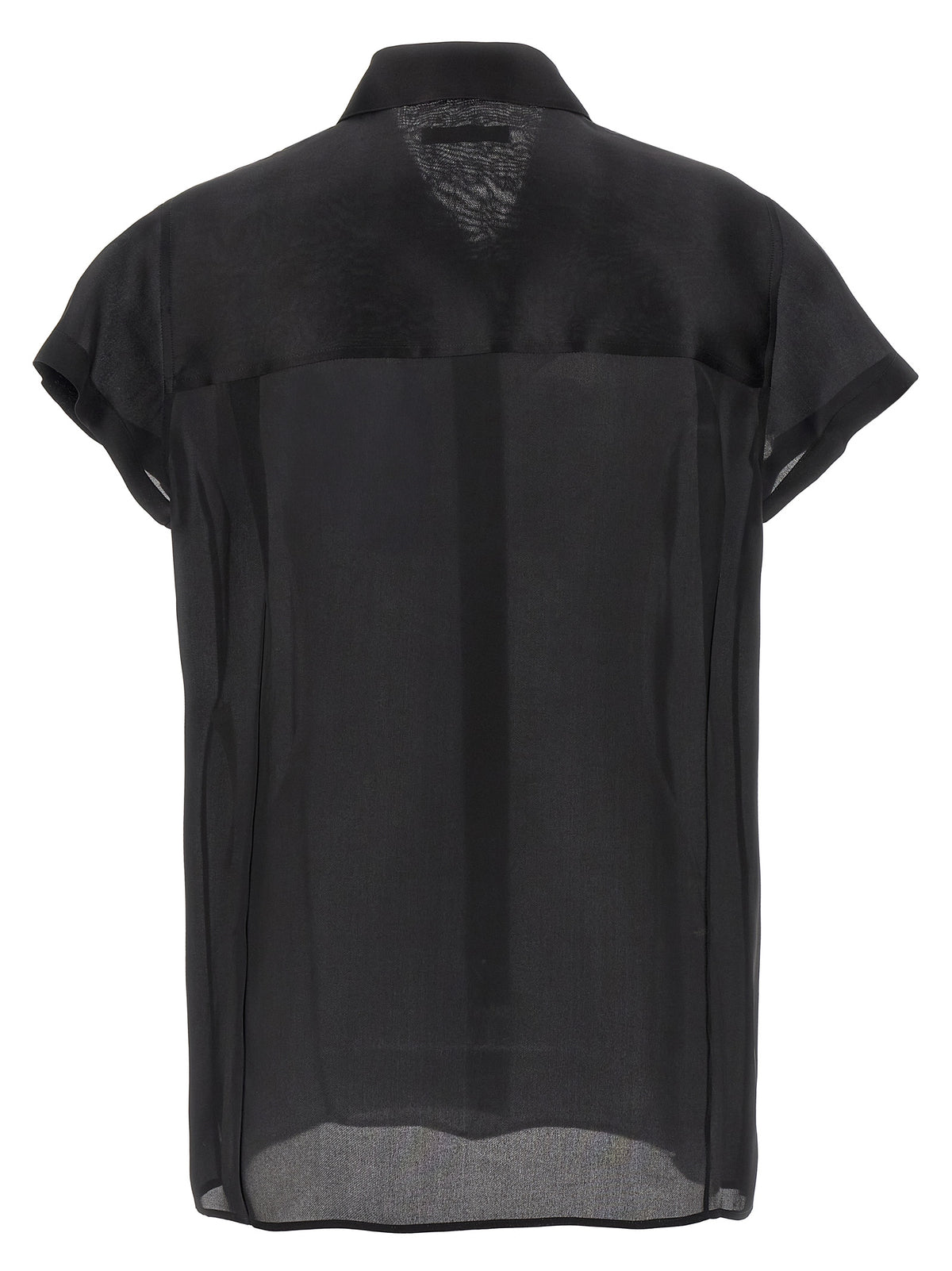 Khaite Black Silk Blouse