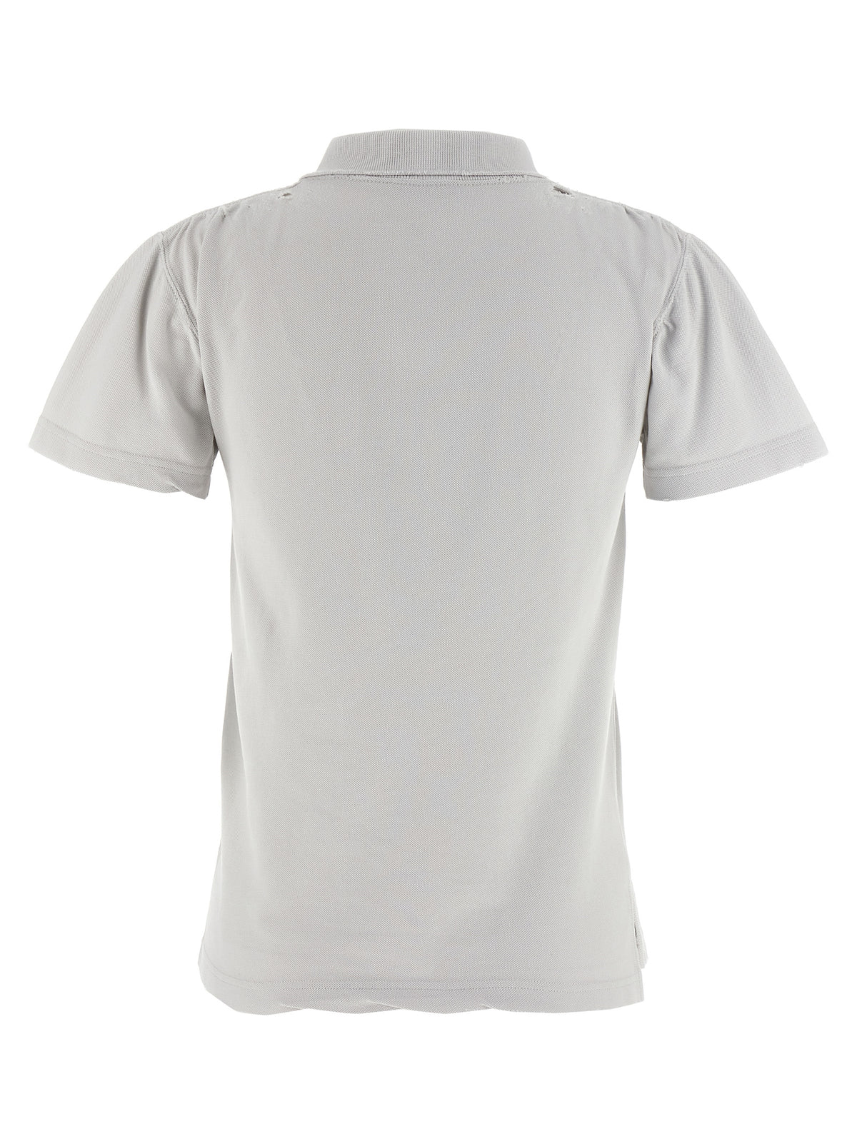 Balenciaga Gray Cotton Polo Shirt